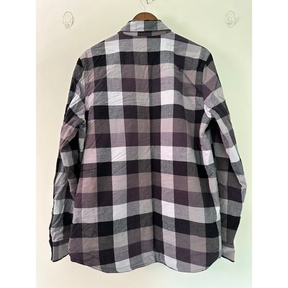 Volcom Plaid Jacket M Men Insulated Water Repellant Outdoor Black Skate Shirt - Picture 5 of 12